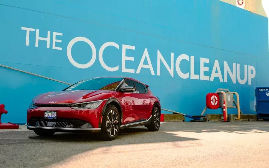 The Ocean Cleanup: Kia ajuda a recolher 55 toneladas de plástico oceânico