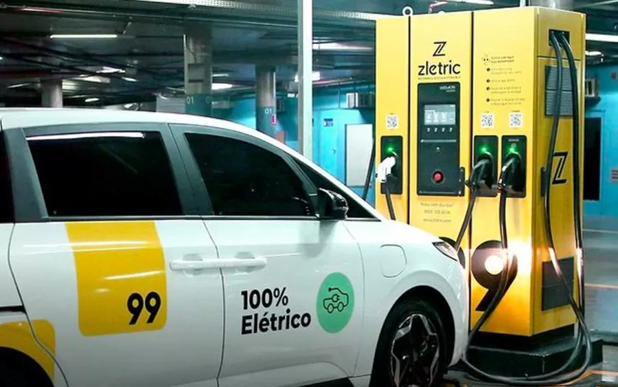 99 inaugura estação de recarga de carros elétricos na Avenida Paulista