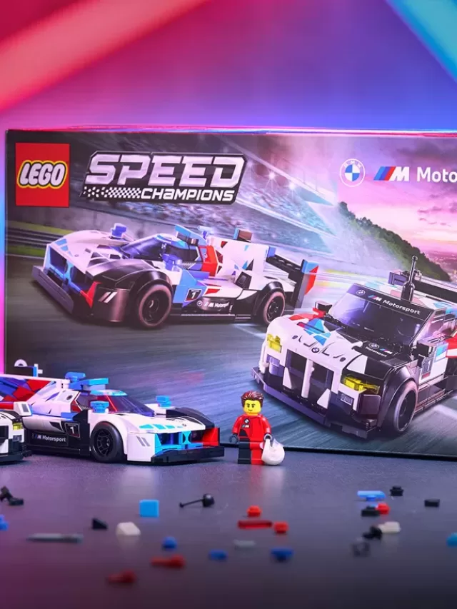 Lego Speed Champions traz BMW M Hybrid V8 e BMW M4 GT3