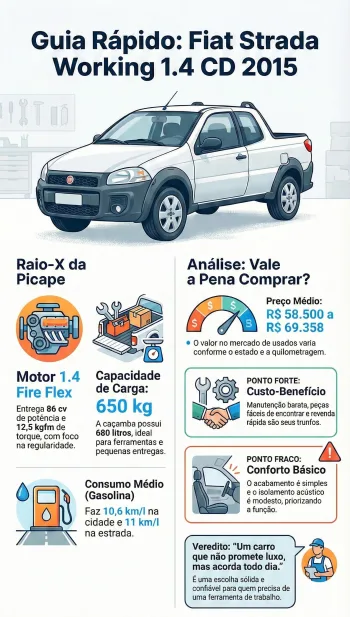 Fiat Strada Working 1.4 CD 2015