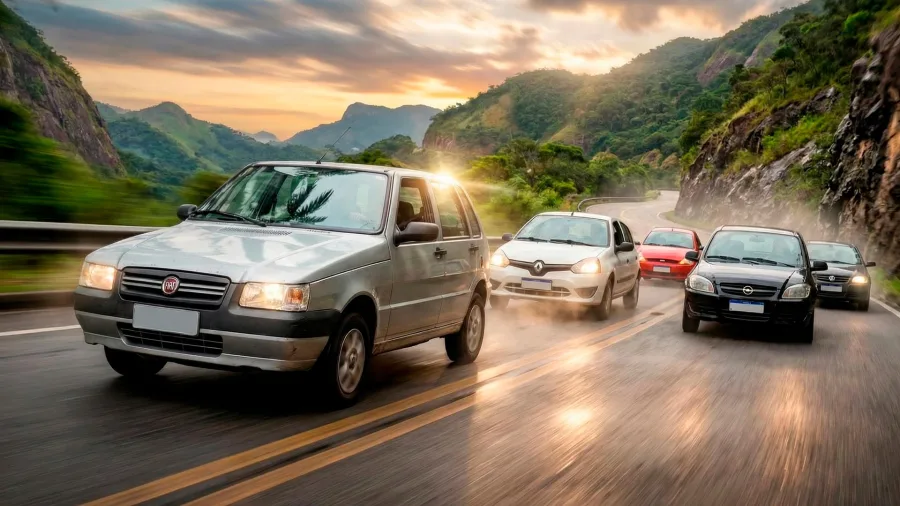Ar-condicionado e 15 km/l por preço de moto? Encontramos os 5 carros que o mercado ignora, mas que salvam seu salário no fim do mês