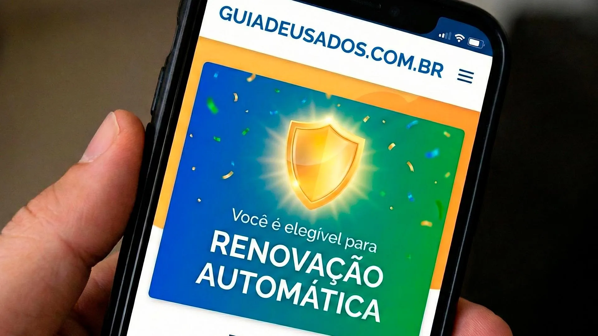 Condutores sem infrações recentes e sem restrições médicas podem ter a validade renovada direto no app, sem exames presenciais - Foto: Arte Digital / IA