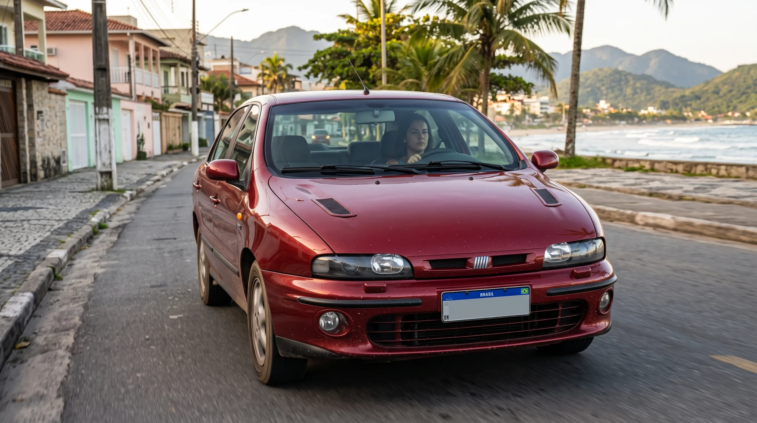 O Fiat Marea Turbo chegou em 1999 com uma proposta quase improvável: ser confortável para a família e, ao mesmo tempo, o carro nacional mais rápido de sua época.