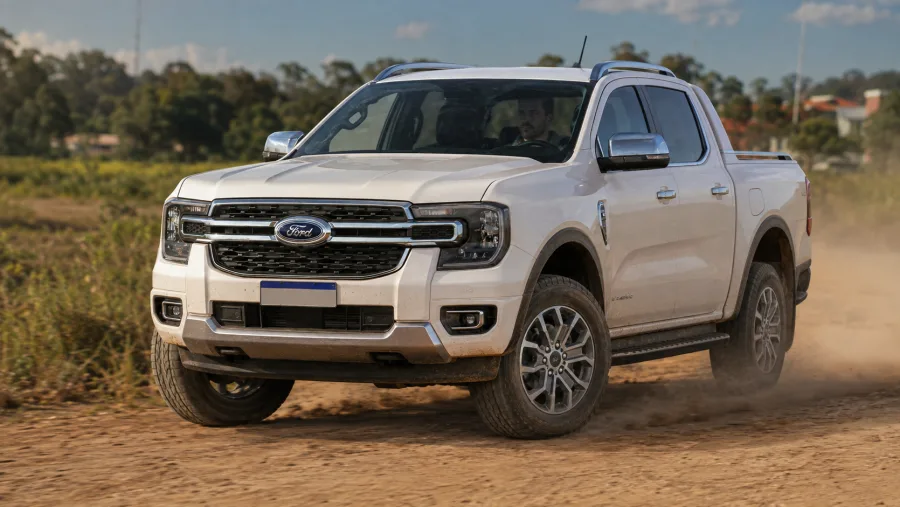 Com motor V6 de 250 cv e caçamba de 1.023 kg, o preço da Ford Ranger Limited V6 2026 usada caiu para R$ 310 mil, mas exige atenção aos recalls