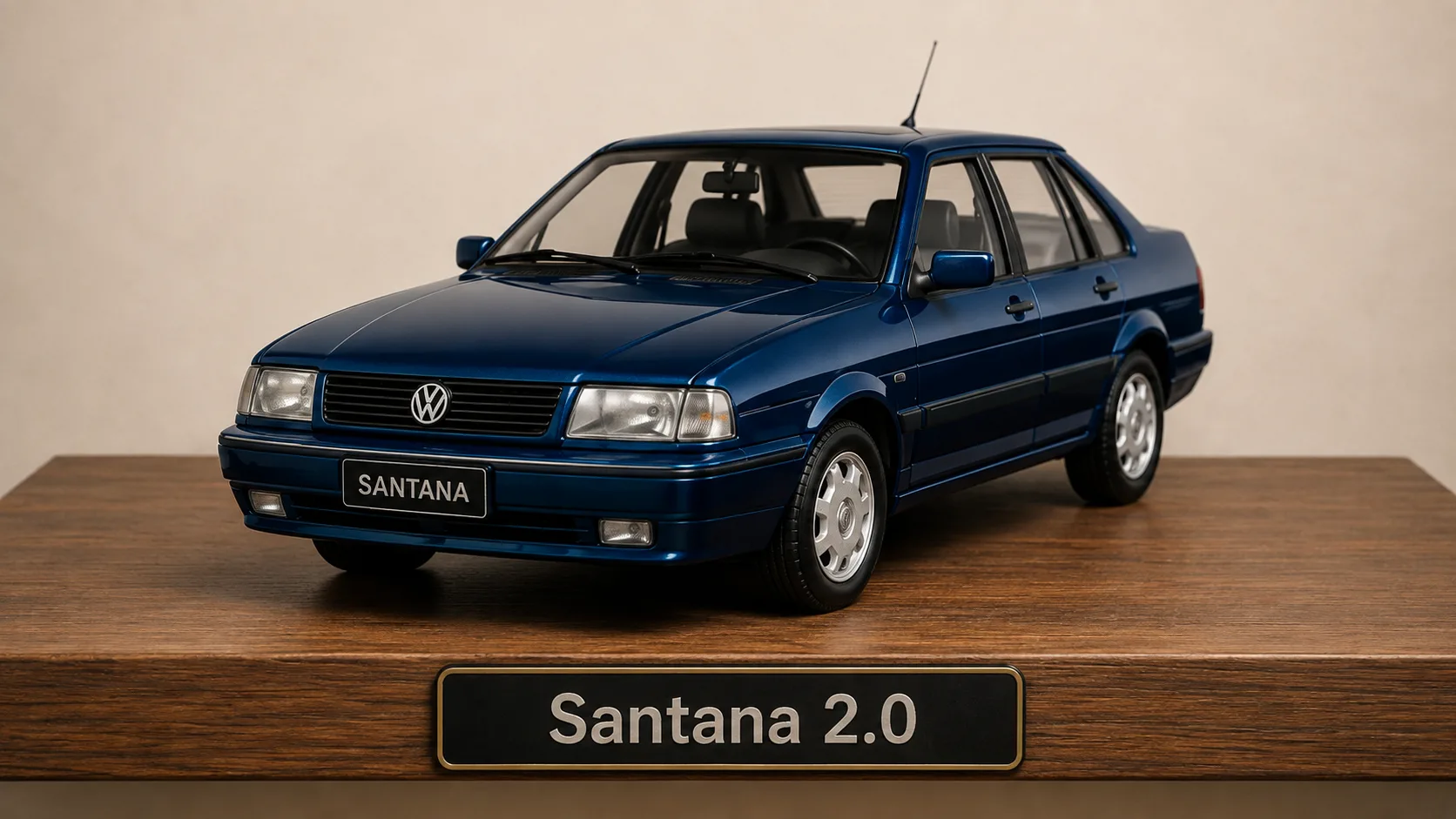 Era o carro de quem tinha chegado lá: viagens em família, toca-fitas ligado e estrada pela frente. O Santana ainda carrega aquele cheiro de anos 90 e domingo na casa dos avós.