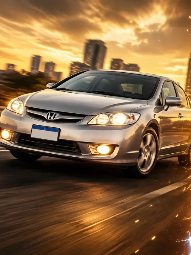 Com motor 1.7 de 130 cv e preço de R$ 28 mil, o Honda Civic EX AT 2005 é mais potente e bem mais barato que um Fiat Cronos 1.0 zero km