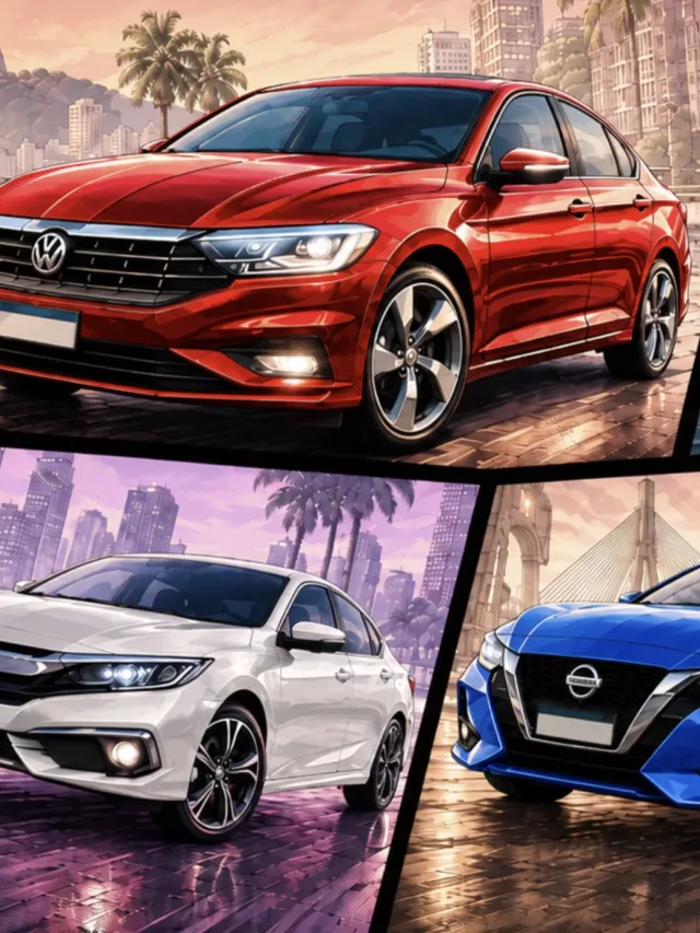5 sedãs usados de R$ 90 mil que oferecem mais que o VW T-Cross novo
