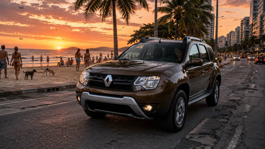 Renault Duster 1.6 CVT 2018 custa a partir de R$ 62 mil, tem motor de 120 cv e porta-malas de 475 litros, mas exige cuidado com manutenção e câmbio