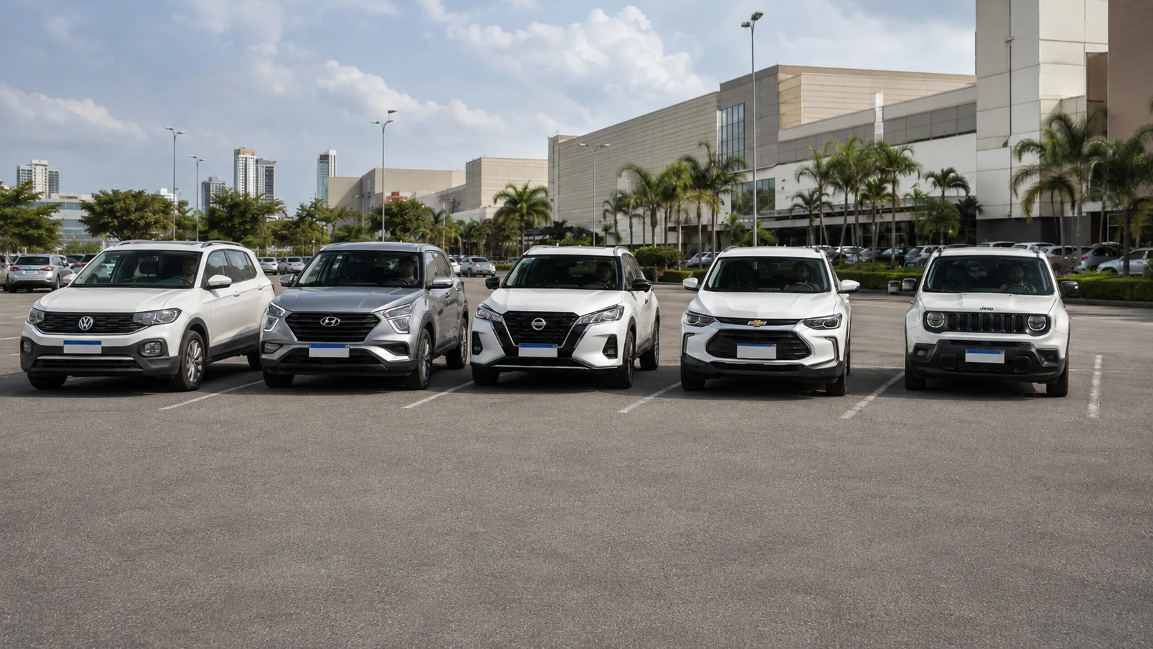 5 SUVs mais vendidos de 2024 que menos desvalorizaram no mercado de usados em 2026