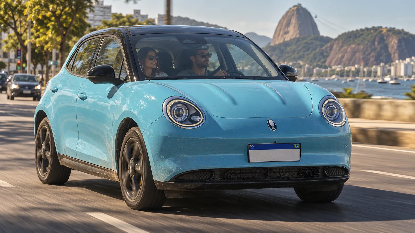GWM Ora 03 Skin 2024: Parece simpático até o motorista afundar o pé, porque seus 171 cv mudam o humor da viagem, embora os 232 km de autonomia cobrem moderação longe da tomada.