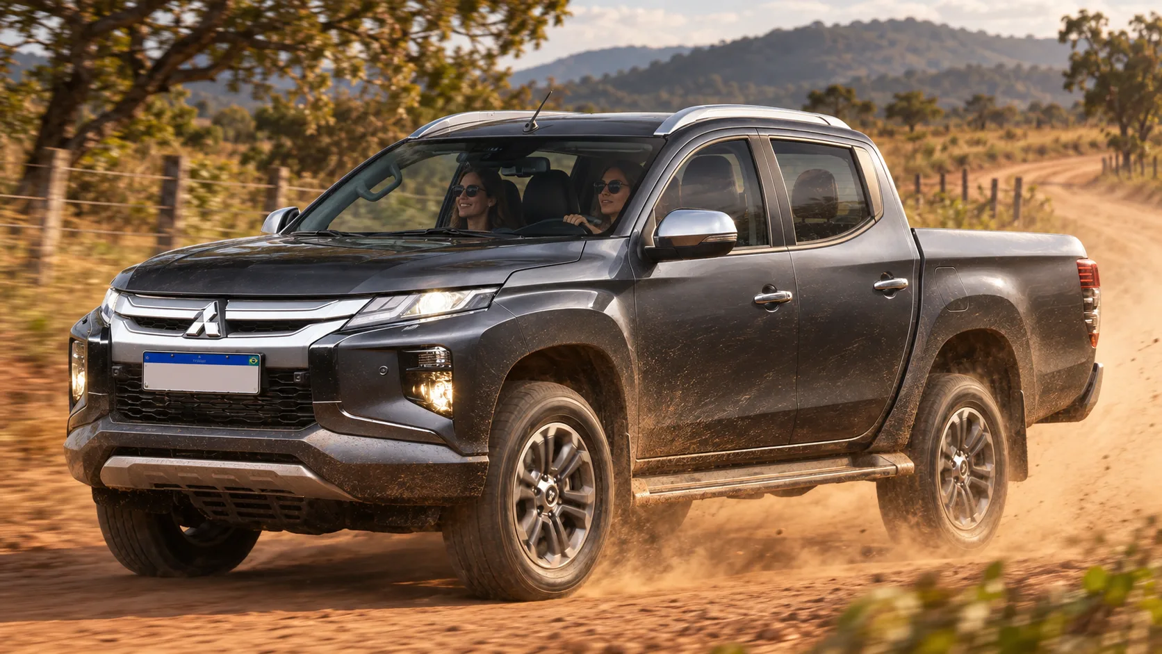Mitsubishi L200 Triton Sport HPE 2.4 2023 combina 190 cv e sistema Super Select numa picape que trata terra, cascalho e asfalto como partes diferentes do mesmo caminho.