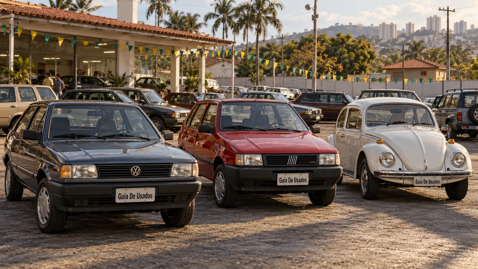Gol 1000, Uno e Fusca também ajudavam a definir o carro popular daquela época, quando modelos 1.0 ganharam força e passaram a ocupar uma fatia muito maior do mercado.