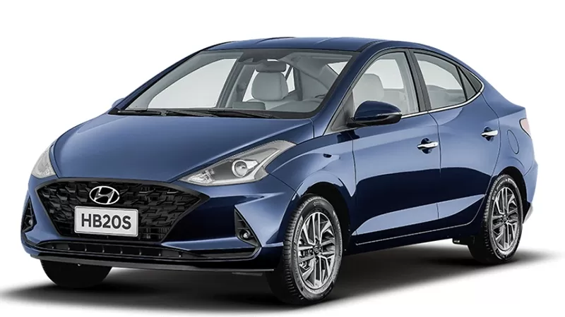 Quantos km por litro faz o Hyundai HB20S 2021 1.0 Diamond Turbo Automático (Flex): ficha técnica, preço e fotos